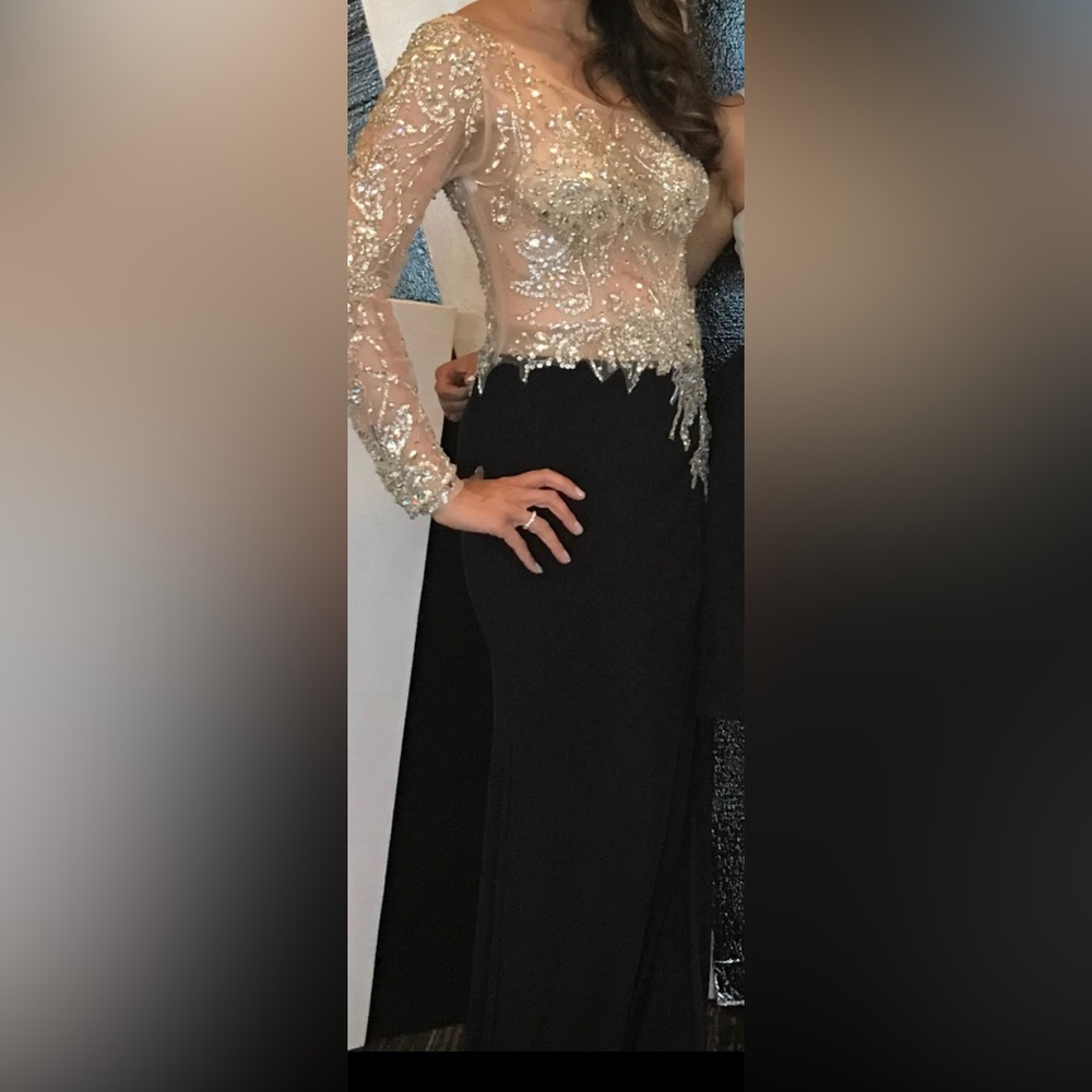 Cinderella dress Size 10 Crystals/black